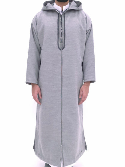 Premium Heather Gray Djellaba