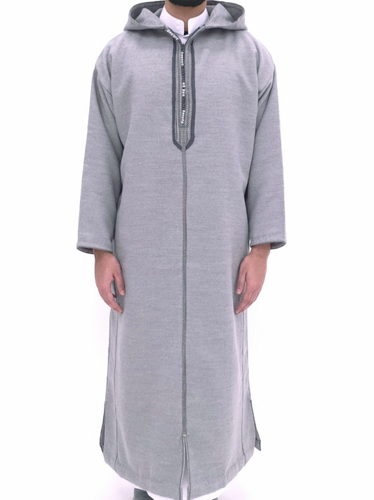 Premium Heather Gray Djellaba