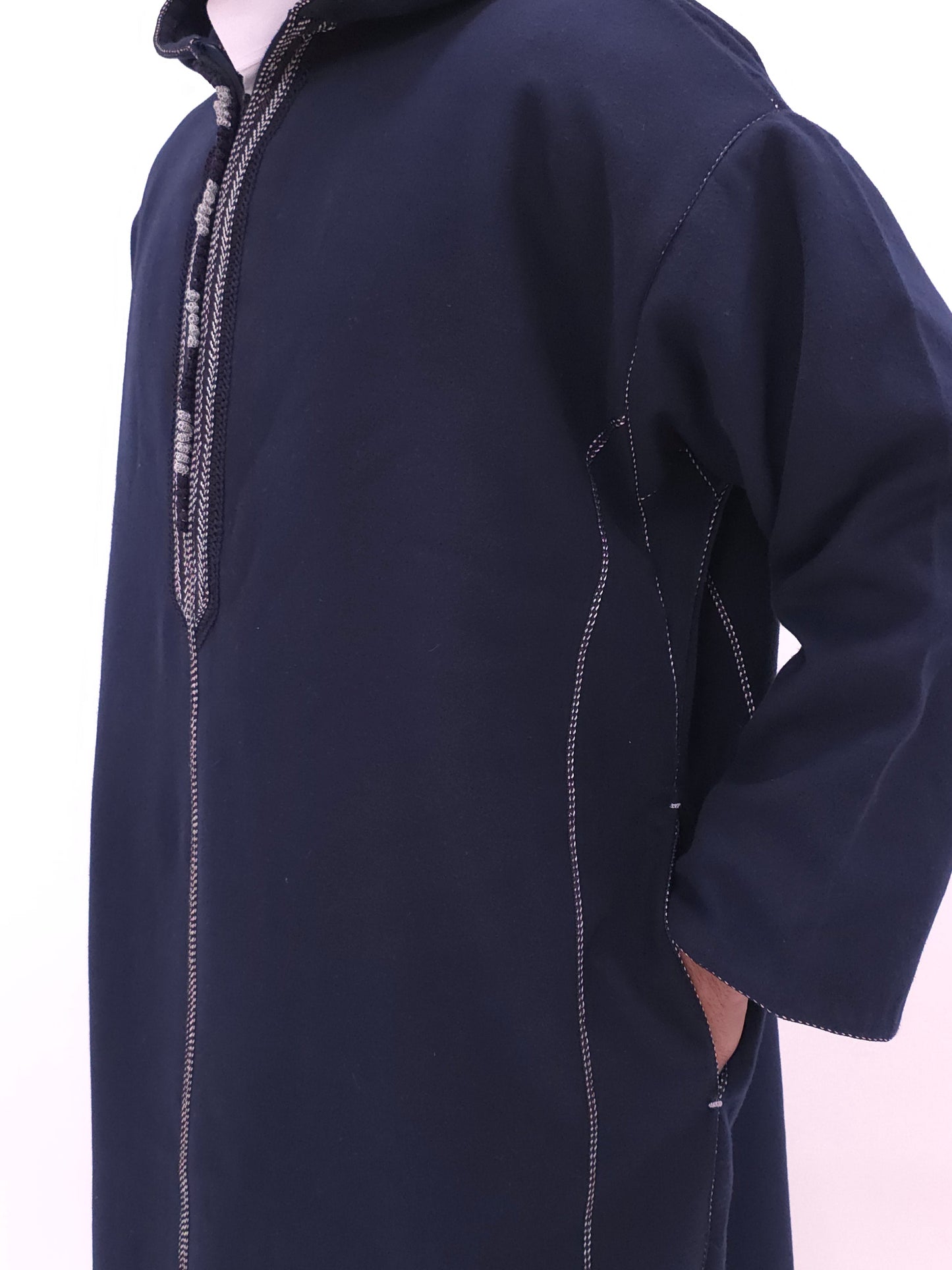Premium Navy Blue Djellaba