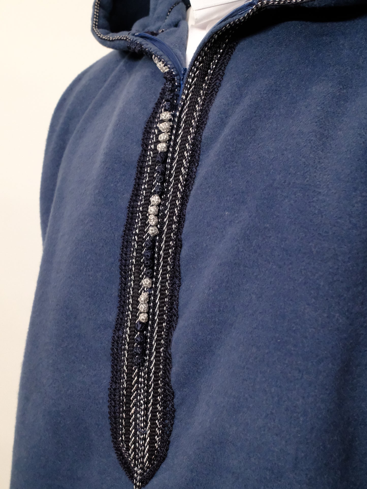 Premium Sapphire Blue Djellaba