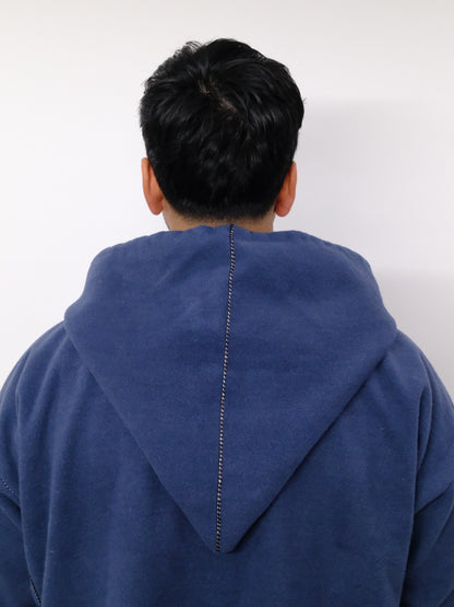 Premium Sapphire Blue Djellaba