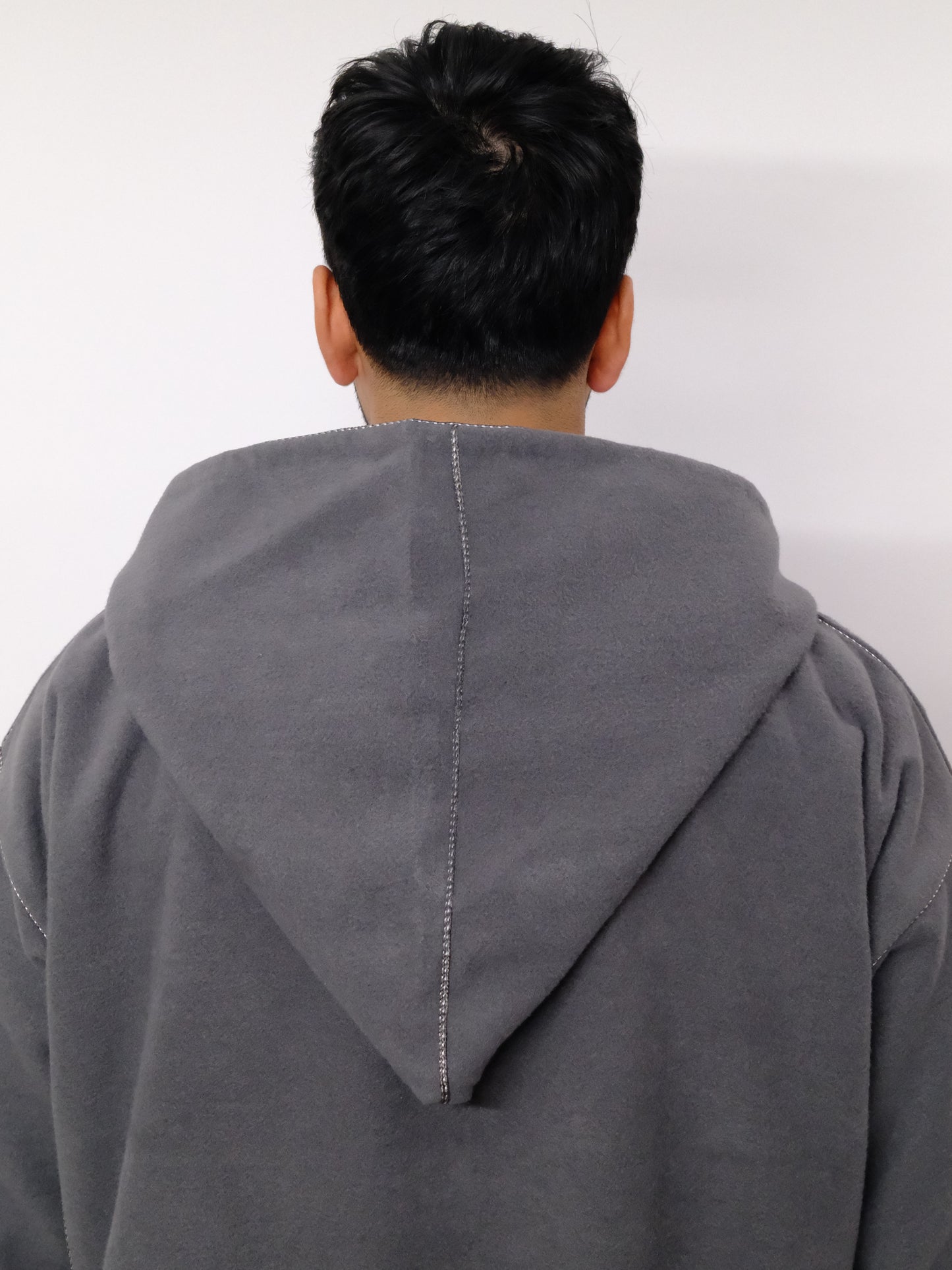 Premium Steel Gray Djellaba