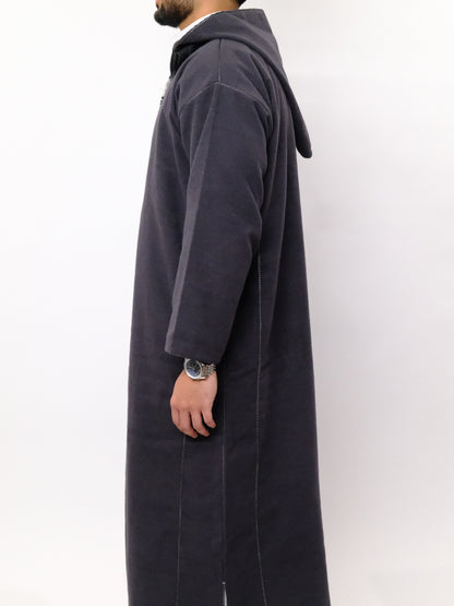 Premium Charcoal Djellaba