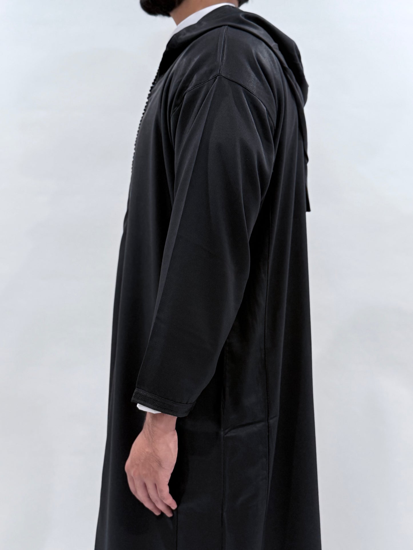 Black Premium Lightweight Djellaba