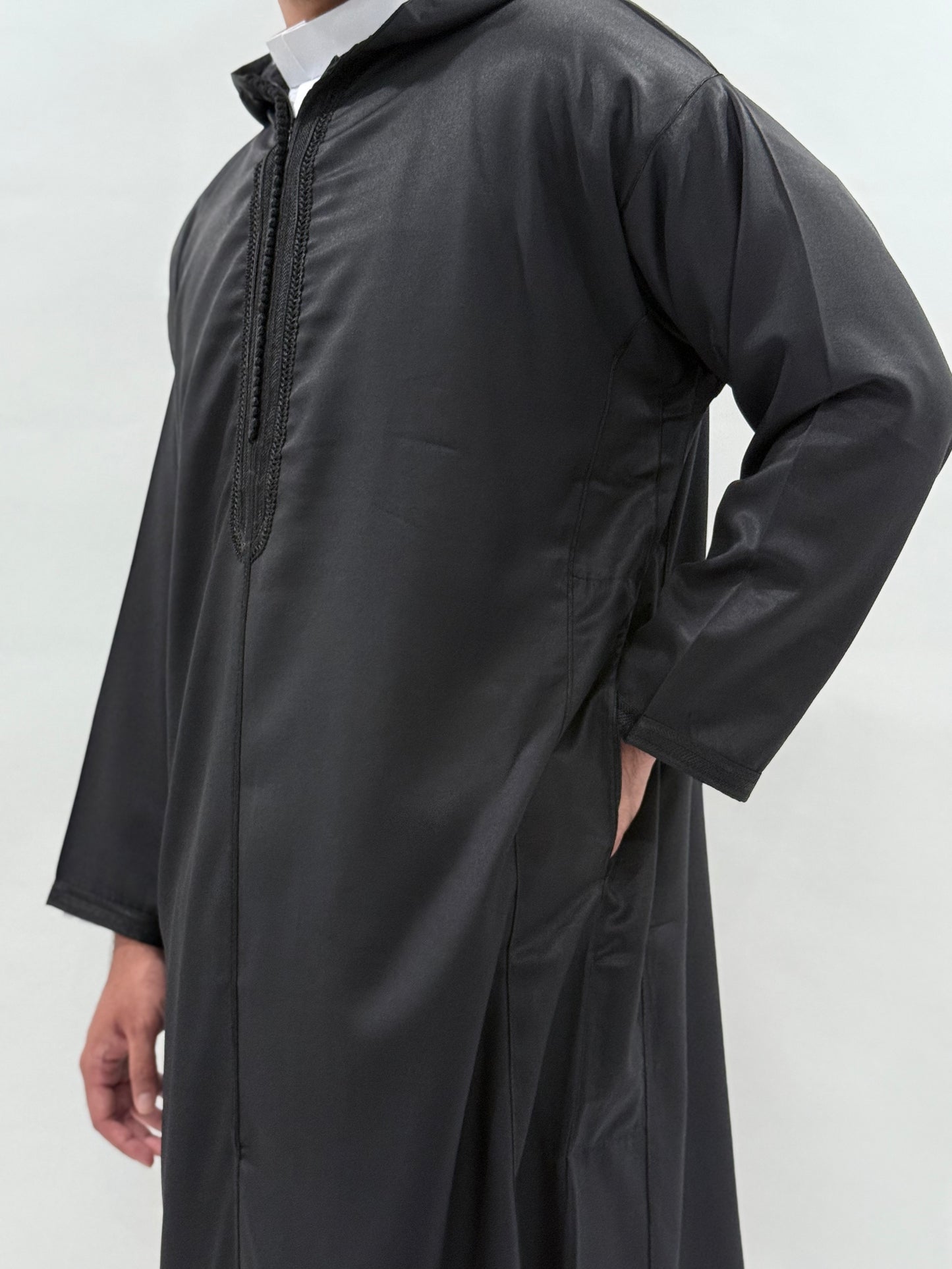 Black Premium Lightweight Djellaba
