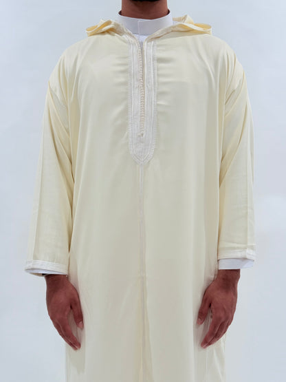 Ivory Premium Lightweight Djellaba