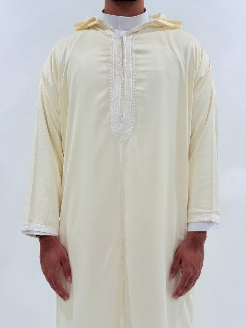 Ivory Premium Lightweight Djellaba