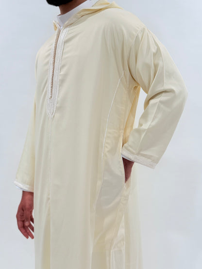 Ivory Premium Lightweight Djellaba