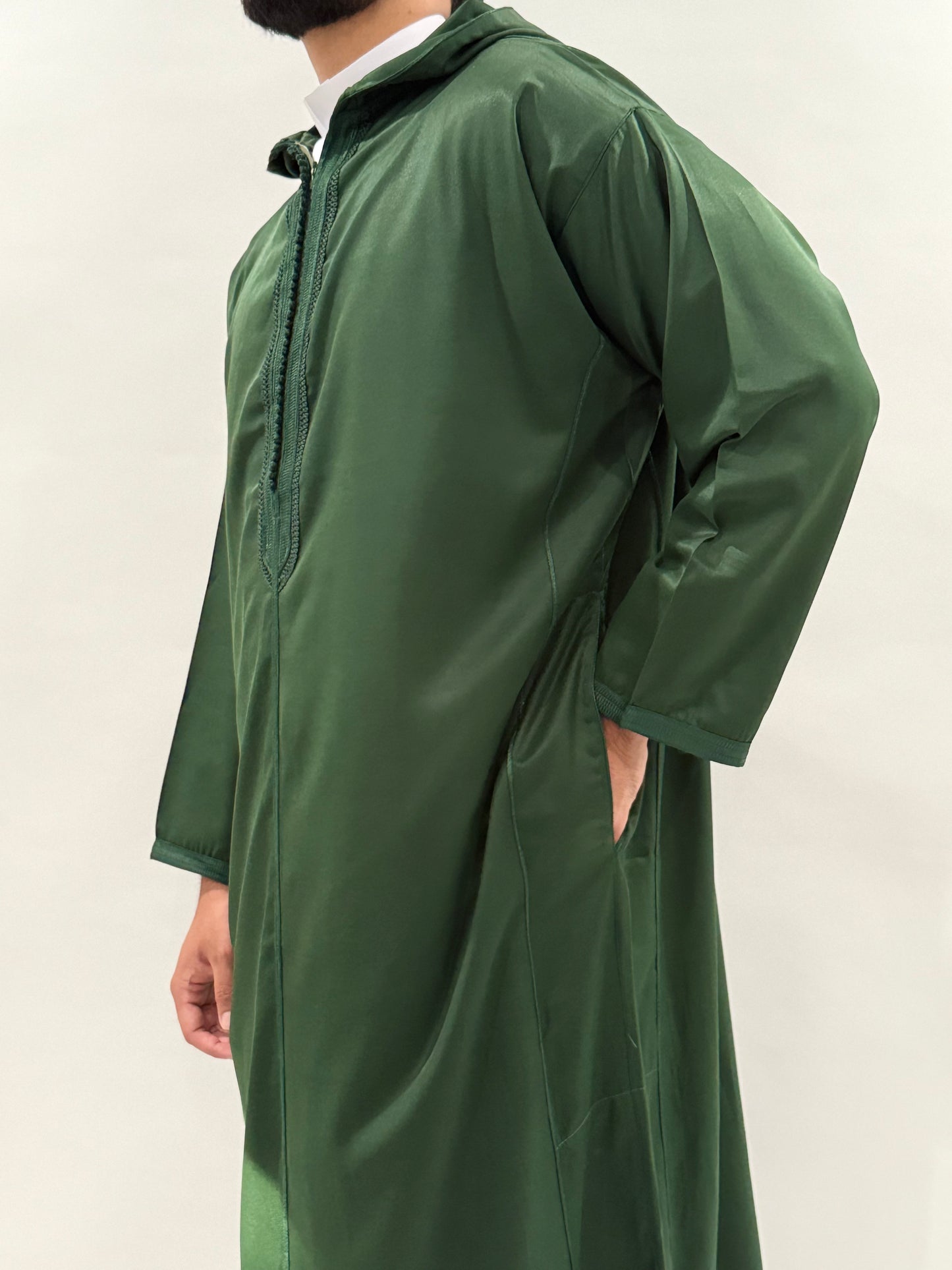 Green Premium Lightweight Djellaba