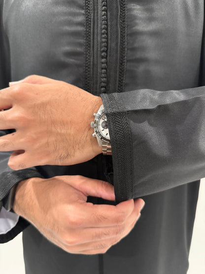 Black Premium Lightweight Djellaba